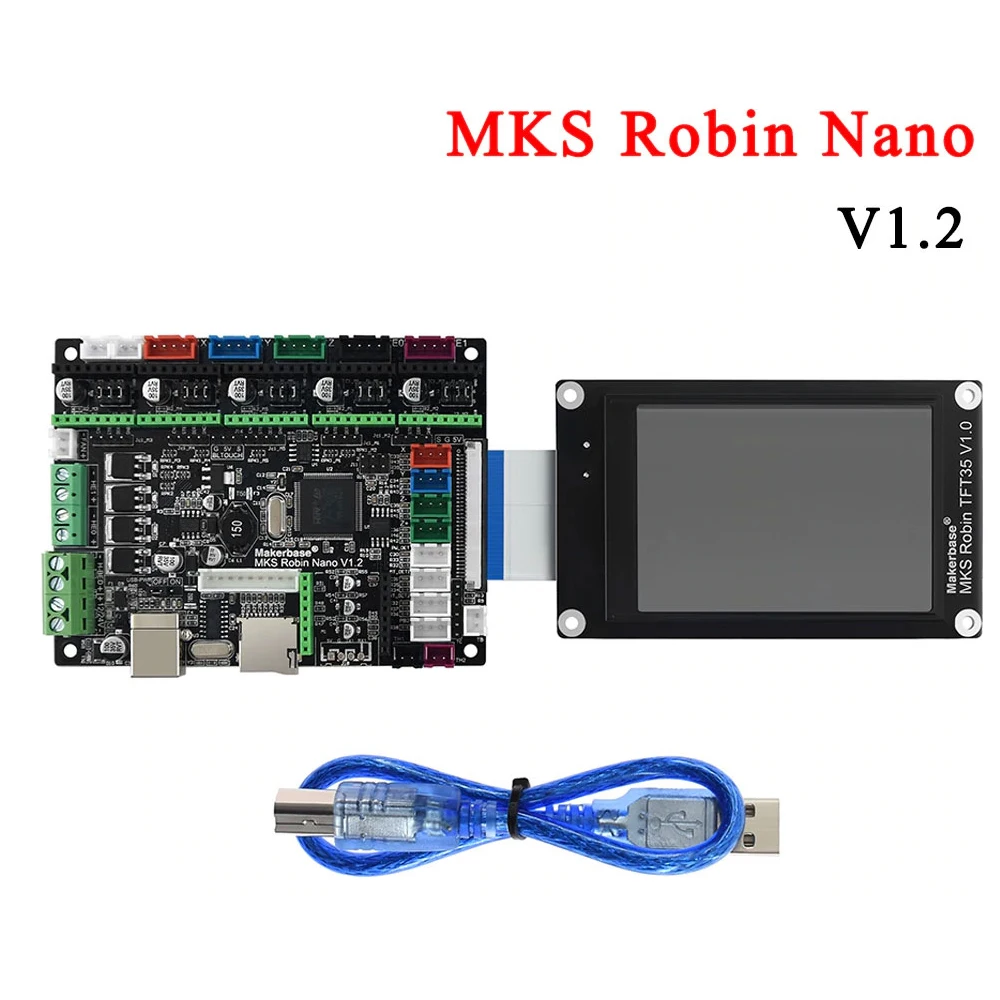 Плата для 3D-принтера MKS STM32 Robin Nano board V1.2 аппаратное обеспечение с открытым