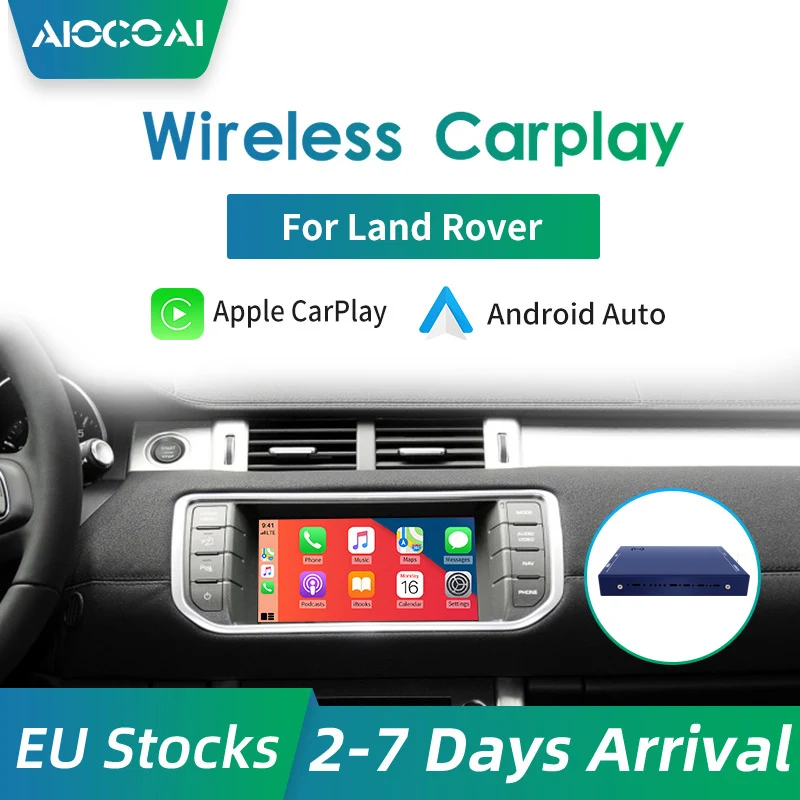 Беспроводной автомобильный декодер Apple Carplay Andorid для Landrover Range Rover Evoque iOS Поддержка