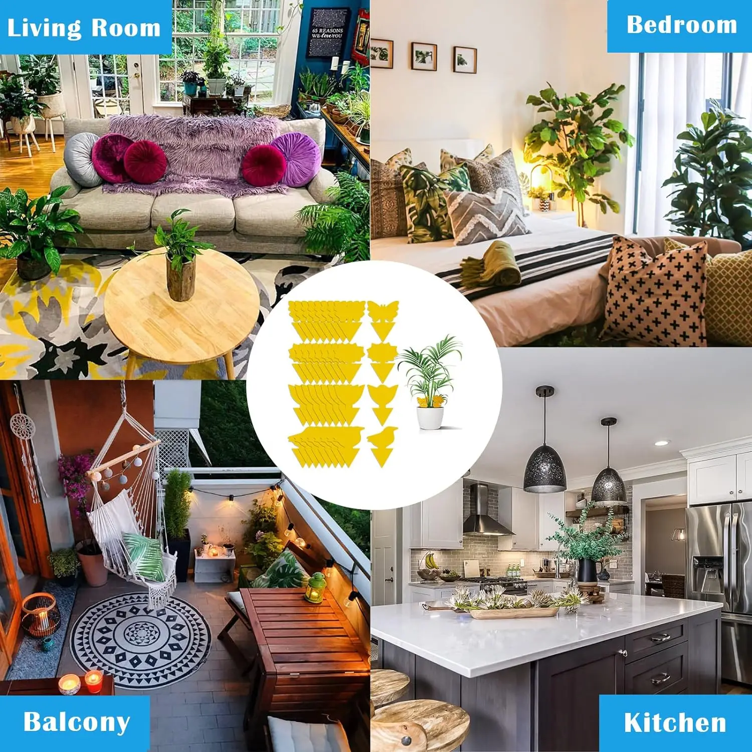 36 шт. Ловушки для грибка домашних растений