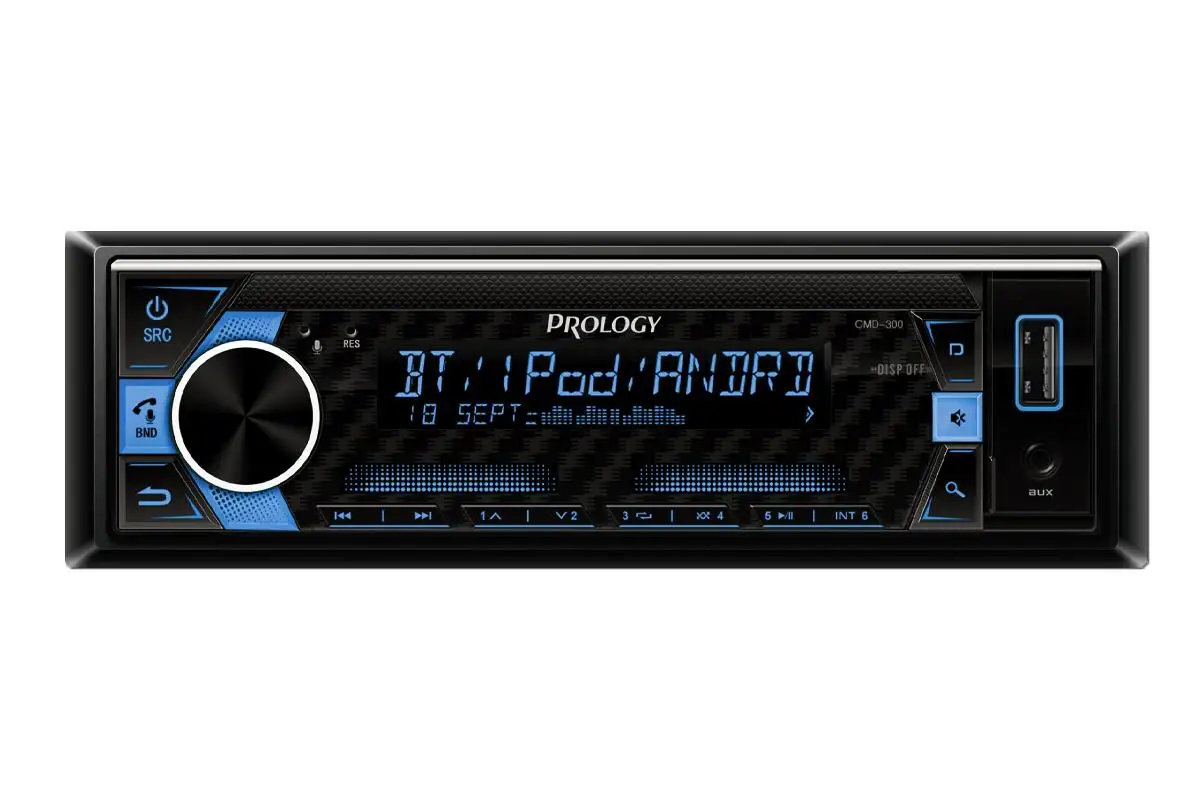 Автомагнитола PROLOGY CMD-300 FM/USB/BT ресивер с DSP процессором |