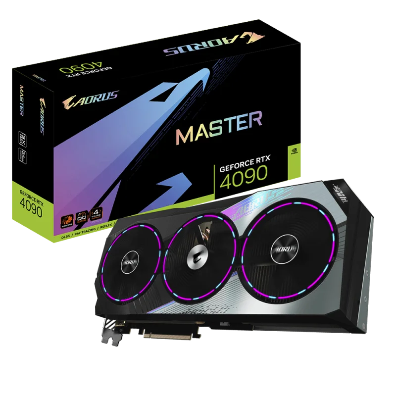 

Бесплатная доставка, Видеокарта Gigabyte GeForce RTX4090 MASTER OC 24 ГБ GDDR6X