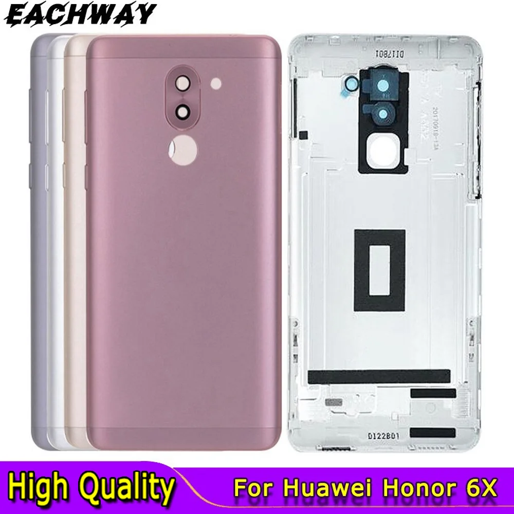 Крышка батарейного отсека для Huawei Honor 6X, задняя крышка, задний корпус, чехол для Honor6X, запасные части 5,5 дюйма для Huawei Honor 6X, Крышка батарейного отсека