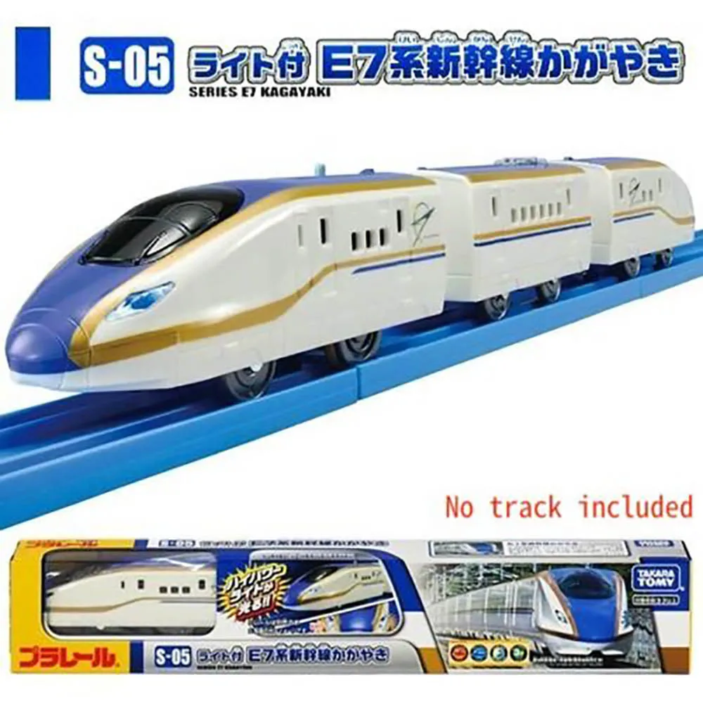

Takara Tomy Plarail S-05 E7 Series Shinkansen Kagayaki светильник ником, поездом, игрушкой, возраст 3 и выше