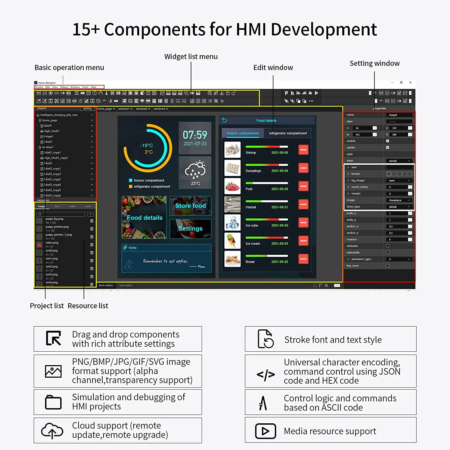 Последовательная панель ЖК-дисплея HMI Smart RS232 с платой контроллера + программой