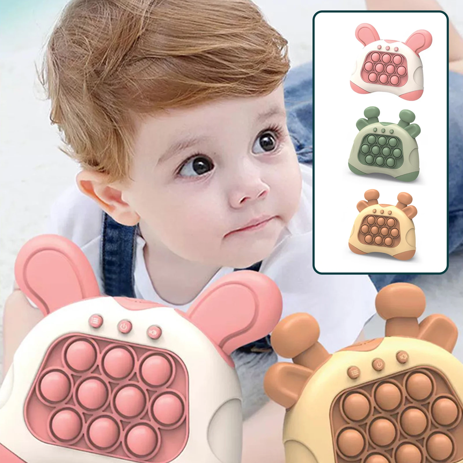 Игра Fast Push Bubble со светодиодной подсветкой - отличное средство для снятия стресса