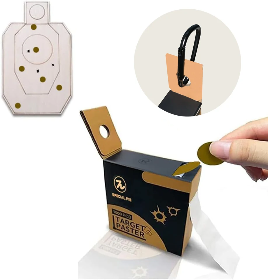 Круглые наклейки для мишеней 1000 шт. в коробке IPSC IDPA тренировочная охотничья