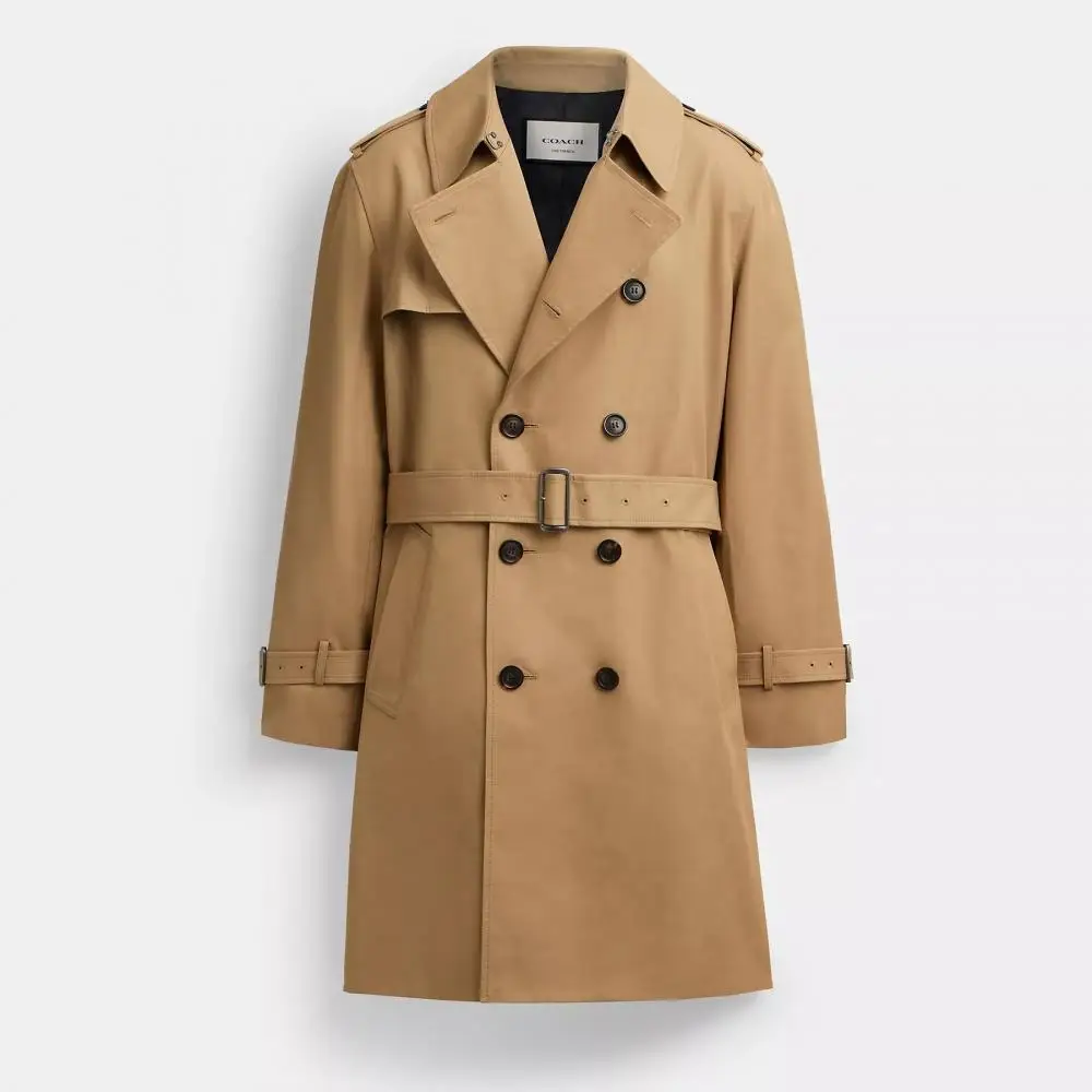 Тренч Coach Core цвета хаки