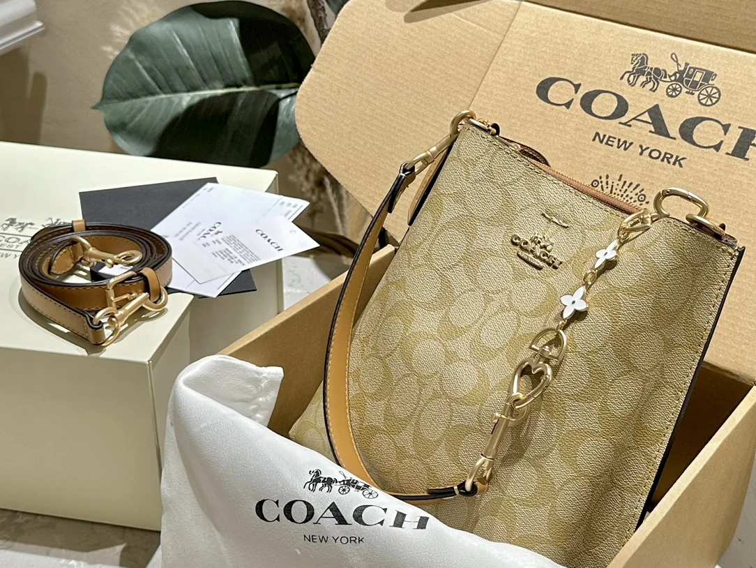 в стиле COACH новая женская сумка кошелек через плечо сумка-мессенджер подмышки