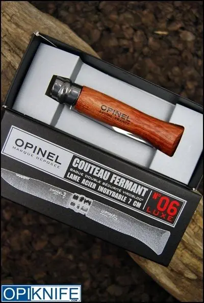 Нож складной Opinel №8 VRI Luxury Tradition Bubinga 8 5 см чехол |