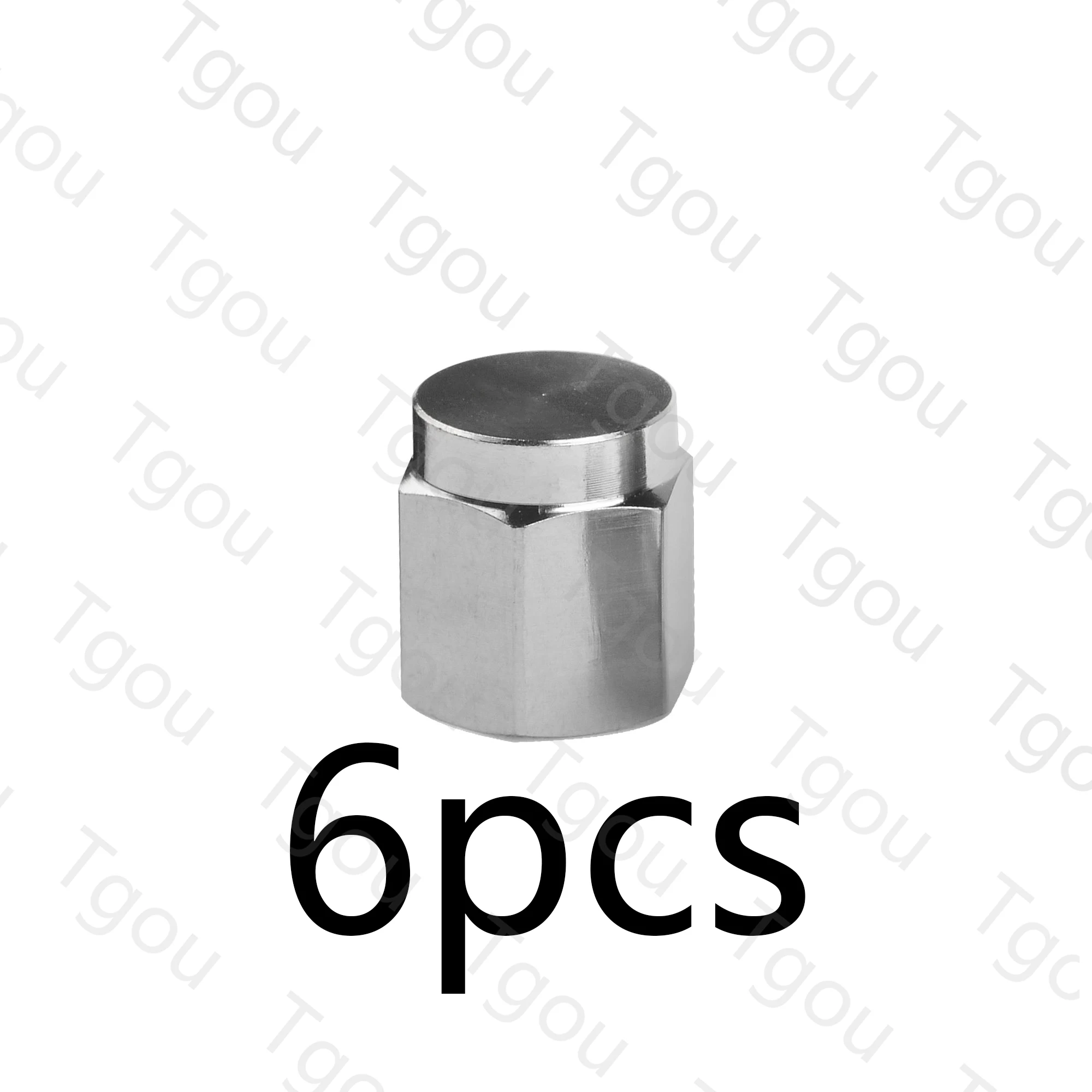 

Титановые шестигранные колпачки для клапанов Presta Tgou для авто велосипеда, мотоцикла, 6 шт. | Пыленепроницаемый | Шестигранный дизайн