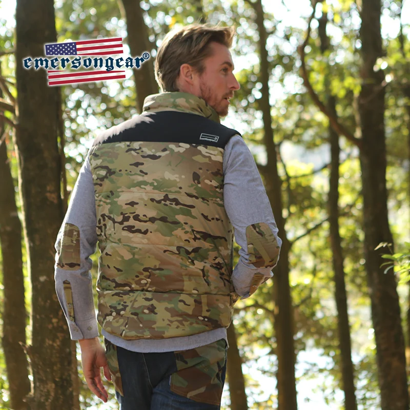 Тепловой жилет Emersongear куртка без рукавов зимняя теплая с подогревом Модный стиль