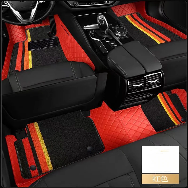 

Двухслойный автомобильный напольный коврик с проволочной петлей для Dacia Sandero Duster Logan, подушка для автомобильного сиденья, аксессуары для интерьера, автомобильный чехол для ног