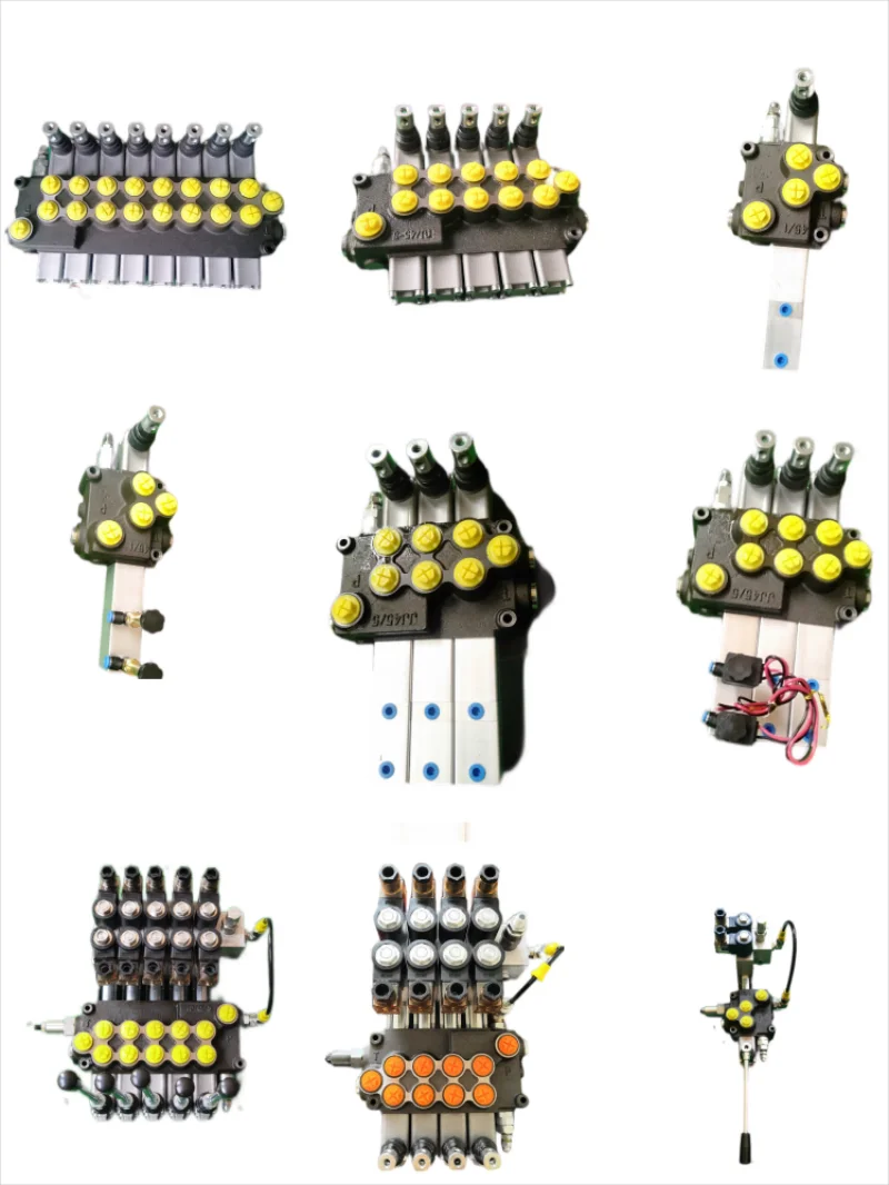 Гидравлический многонаправленный клапан с ручным управлением дистрибьютором