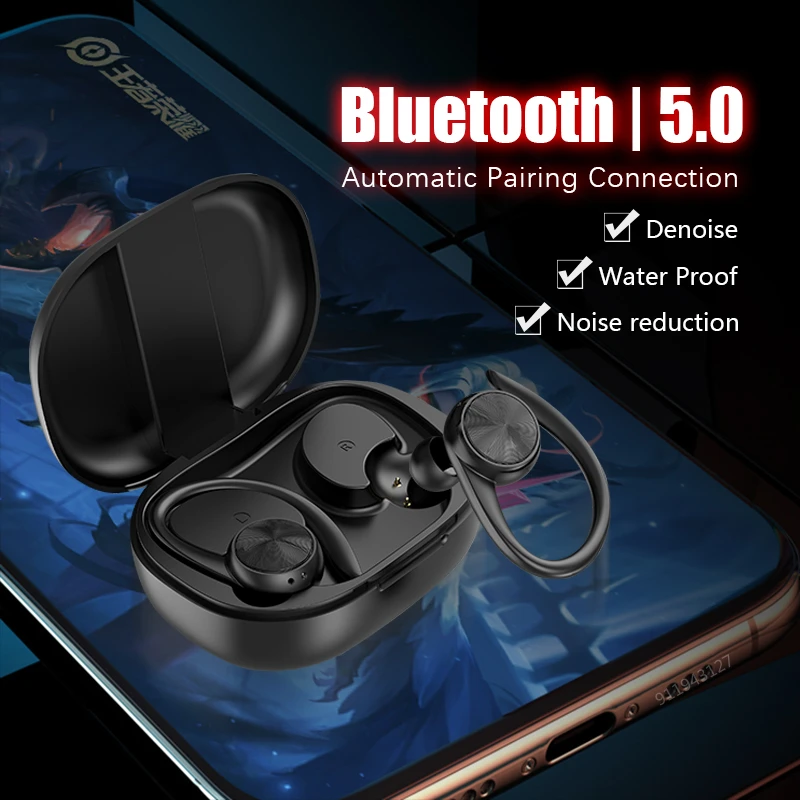 

Новинка 2022, TWS Bluetooth-гарнитура, Беспроводные стереонаушники с микрофоном, спортивные шумоподавляющие наушники для звонков, для Xiaomi, iPhone