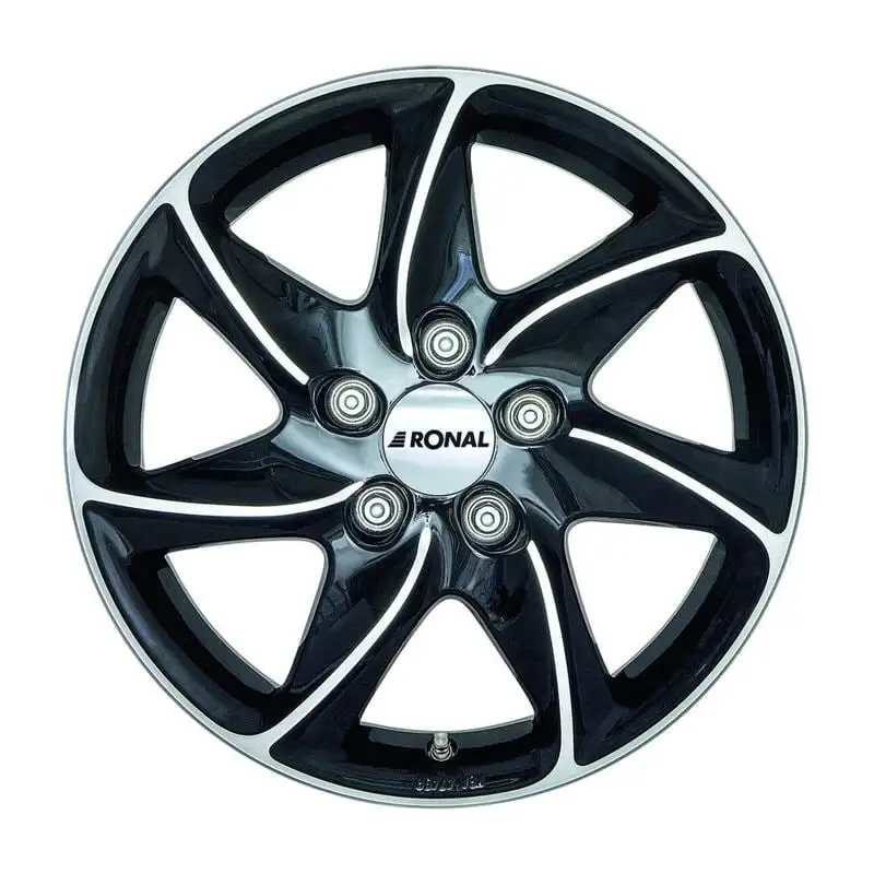 Колесный диск литой Ronal R51 jetblack-frontkopiert 8x17 ET33 - LK5/108 ML76