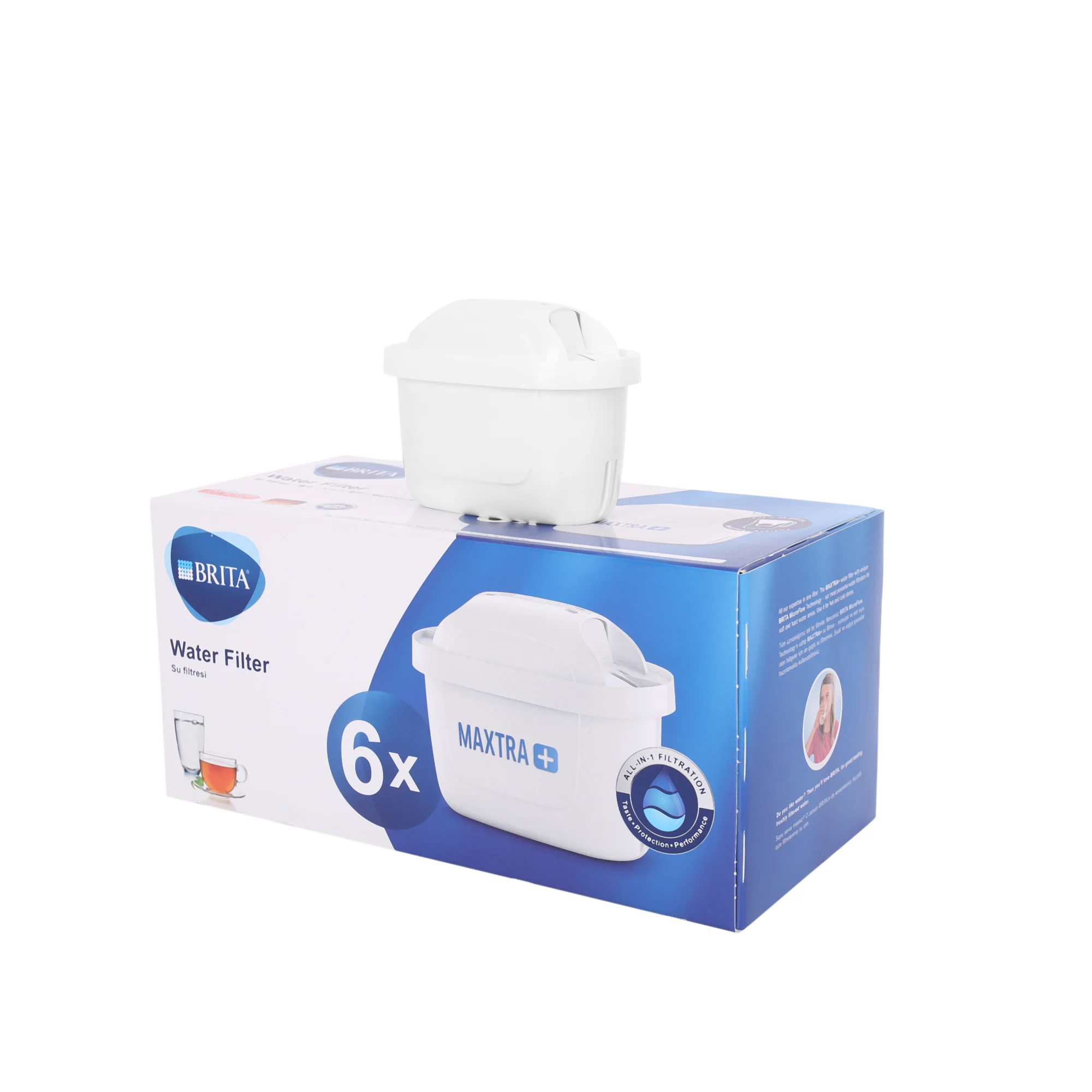 6 упаковок Сменный фильтр для воды BRITA MAXTRA + PLUS |
