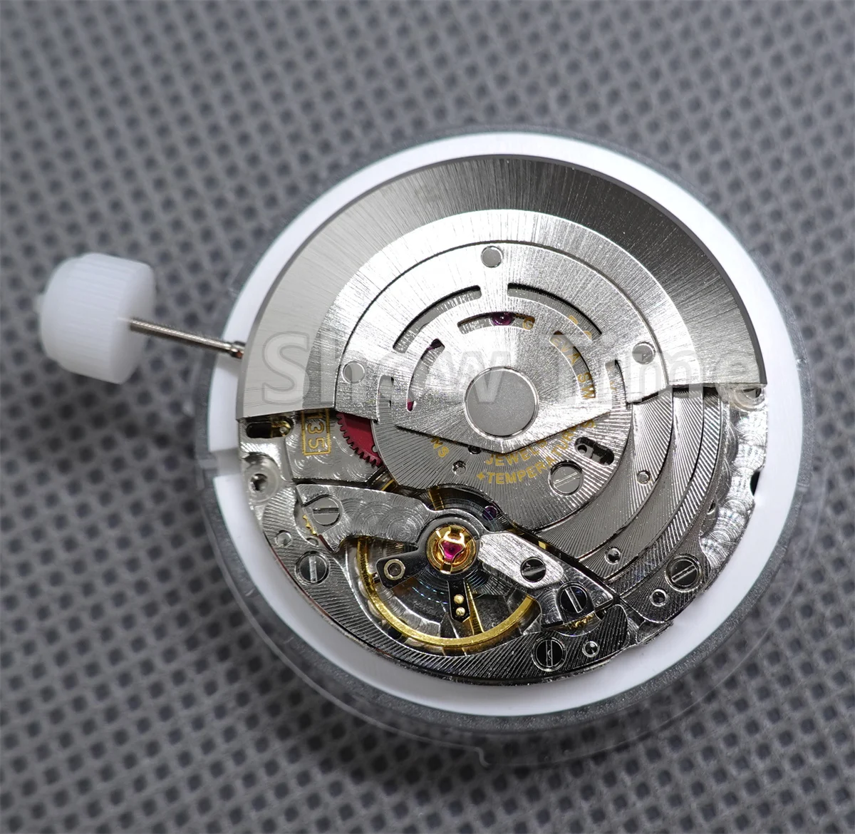 China VR3135 movement automatic mechanical movement men watch movement blue balance VR 3135