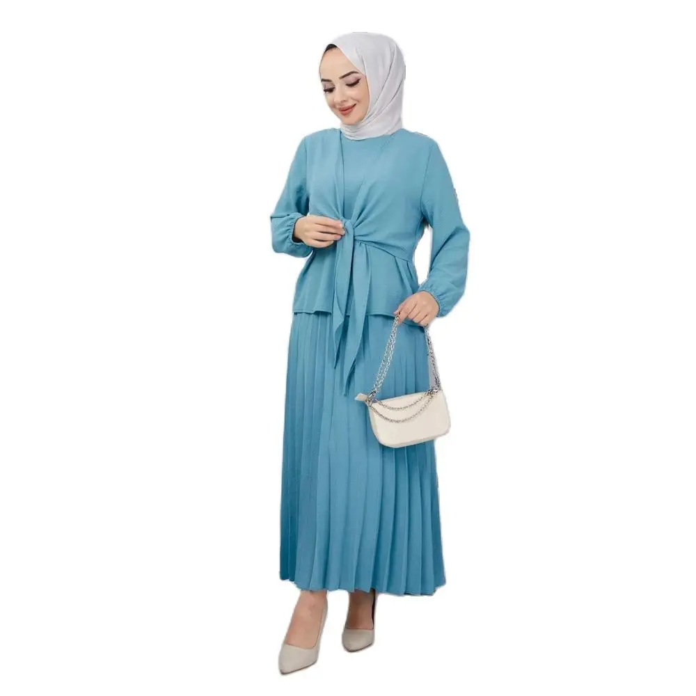 Soley Hijab Suit Trend Moda  abayas muslim sets modest clothing turkey dresses for women hijab dress muslim tops islamic clothin