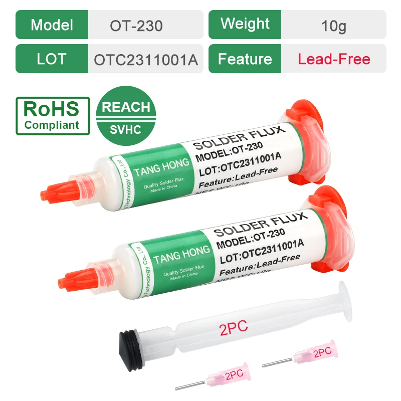 TANGHONG Бессвинцовая паяльная паста 10cc