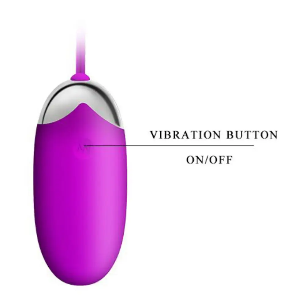 Лиловое виброяичко Abner с управлением при помощи смартфона
