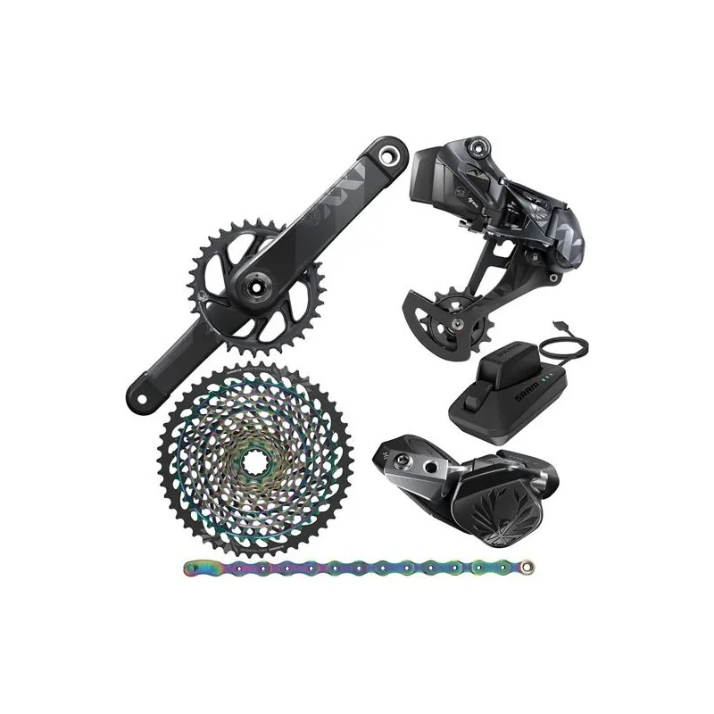 

Best Deal Buy 2 Get 1 Free Sales Prices SRAMs XX1 Eagle AXS Groupset (1 x 12 Speed) (34T) (DUB Boosts) (170mm) (Wireless Electro