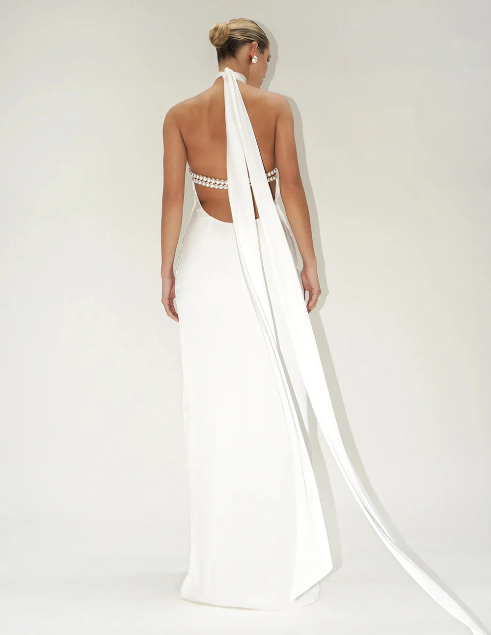 Новинка 2024 женское атласное черное сексуальное облегающее длинное платье Ailigou с