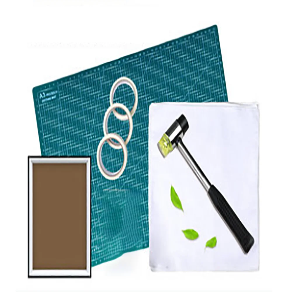 

DIY Plant Rubbing Tool Manual Extension Dyeing Plant Leaves, Petals, Grass And Wood Extension Dyeing Hammer
