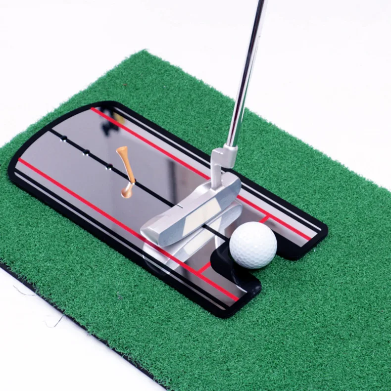 

JOLJOL Acrylic Golf Putting Mirror Swing Practice Posture Corrector Golf Hitting Mat Golf Supplies