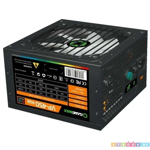 GameMax VP-450-RGB Блок питания RGB Ready VP-450-RGB80+ |