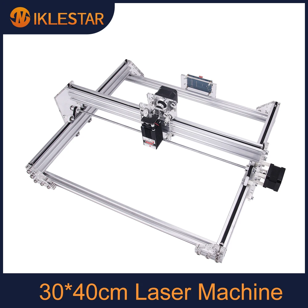 Enlarge CNC Laser Engraver DIY Laser Engraving Cutting Machine 30*40CM 15w CNC Router For Logo Carving Cut Wood/Leather