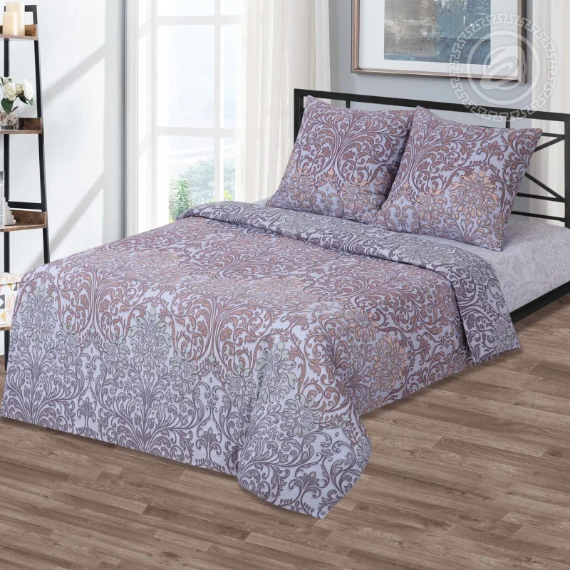 Постельное белье Премиум с простыней на резинке из Бязи евро - Бенефис |