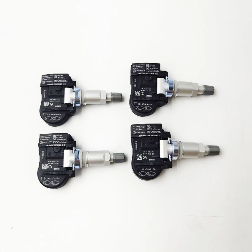 

Датчик давления в шинах TPMS 52933-D9100, 1/4 шт., 52933-D4100 52933-F2000 для Hyundai Elantra Kona KIA Soul Sportage 2017-2022 433 МГц