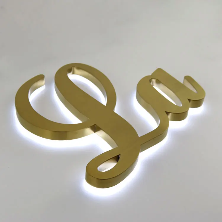 Popular waterproof frontlit led outdoor letters