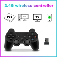 2 4g wireless gamepad for video game consolesps3pcgame hddsmart tv boxphone game controller usb joystick game accessories