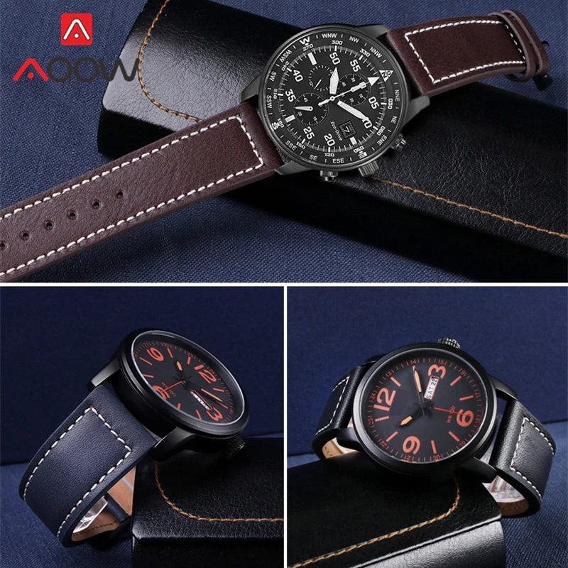 22mm Genuine Cowhide Leather Strap for Citizen CA0695-17E CA4210 AW1360 Stainless Steel Buckle Men Brown Bracelet Watch Band