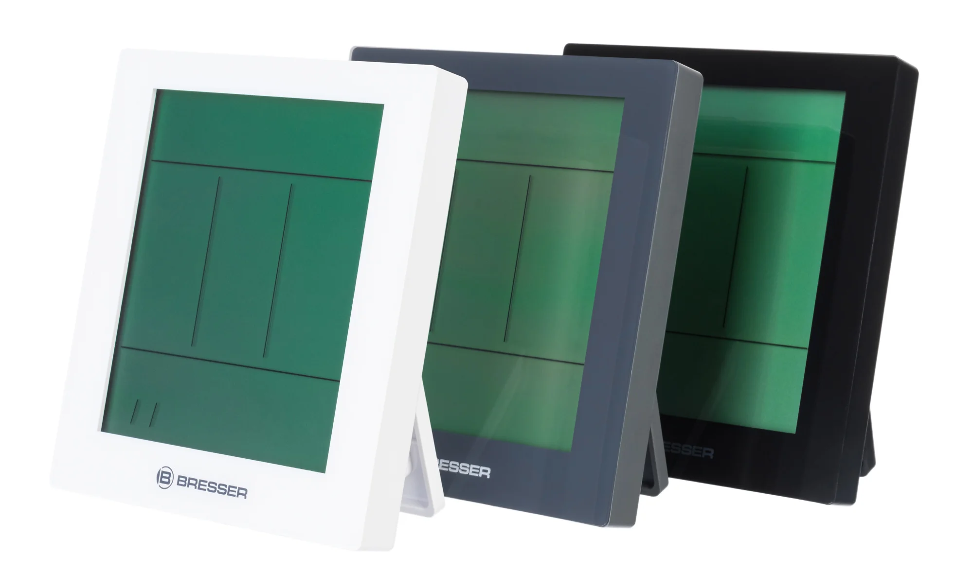 Метеостанция Bresser Temeo Hygro Quadro Prestige с тремя датчиками серая