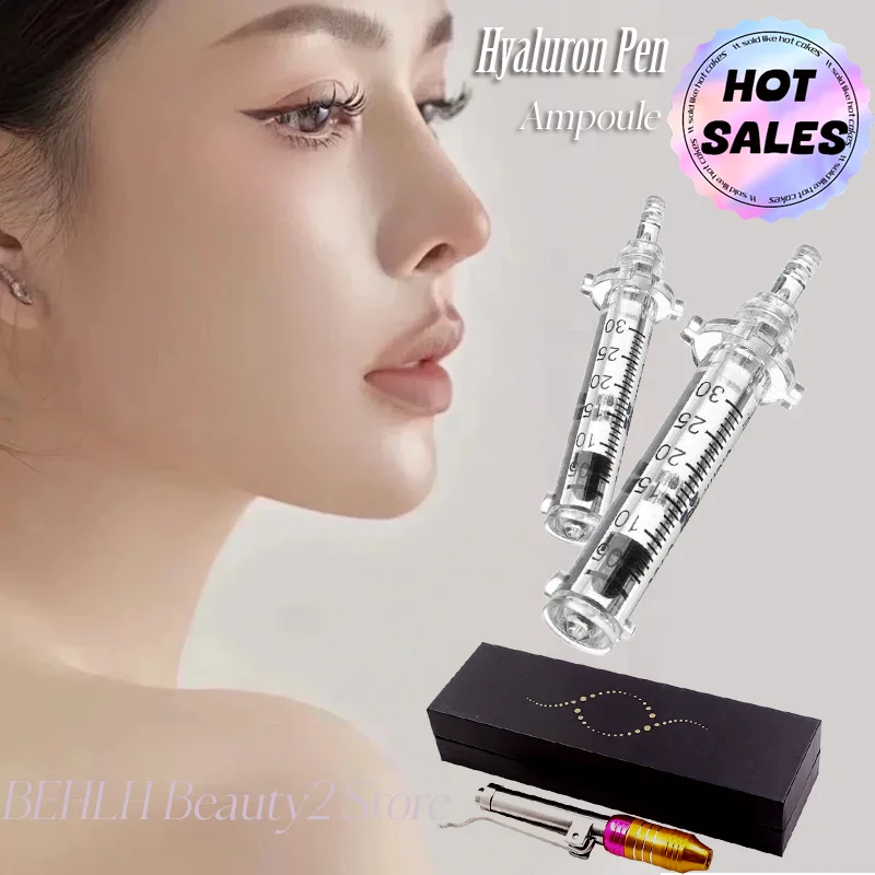 Бутылка для упаковки без пыли в ампуле с гиалуроновой ручкой