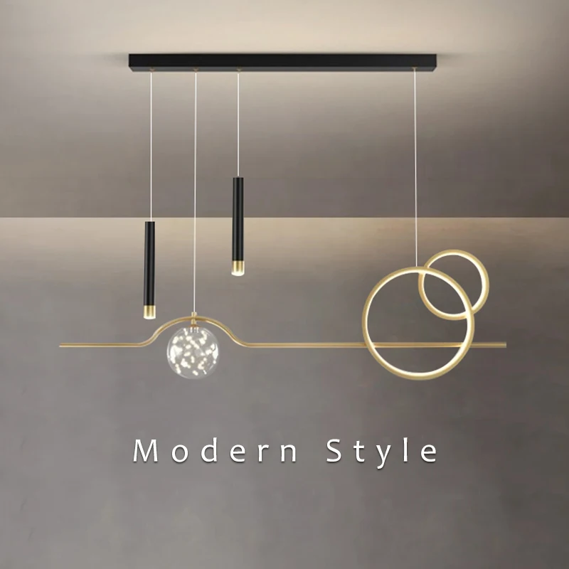 Современная светодиодный ная Люстра для столовой кухни гостиной спальни светлая