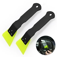 ehdis 12pcs metal handle squeegee with rubber blade car window corner tinting scraper glass water remover house cleaning tool