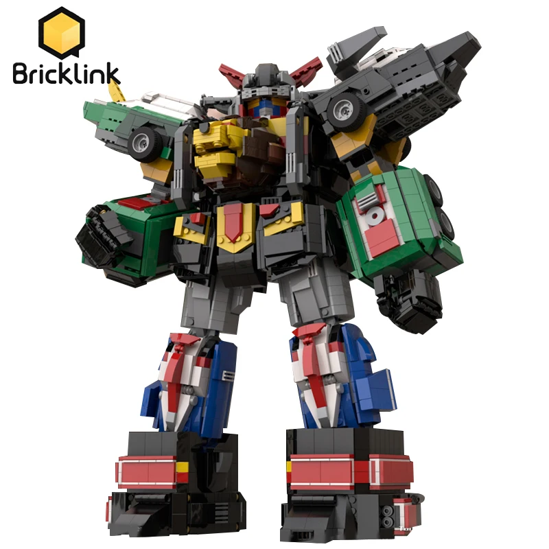 Bricklink-Robot técnico experto creativo, película, Choujuu, Sentai, Liveman, Super Live, Robo, Mech, Guerrero, bloques de construcción, juguetes, regalo