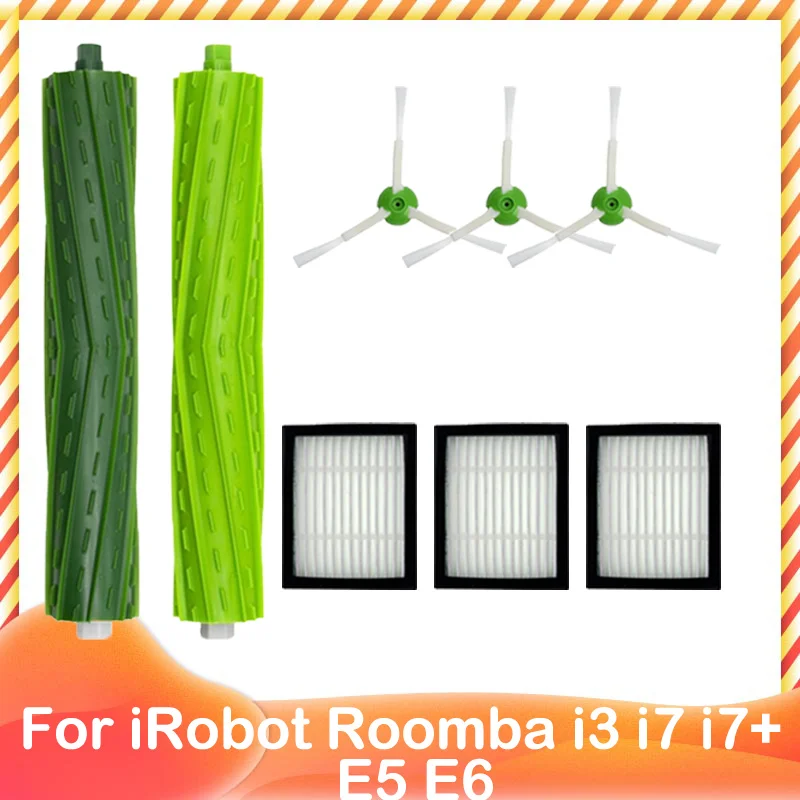 

Do odkurzacza robota iRobot Roomba i3 i7 i7+ E5 E6 E7 Główna szczotka boczna Wałek filtra Hepa Worek na kurz Część szmatki do odkurzacza Zamiennik