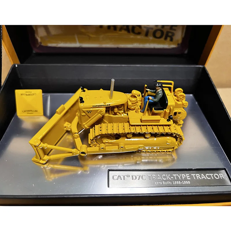 DM масштаб 1:50 CAT D7C гусеничный бульдозер строительный автомобиль из сплава