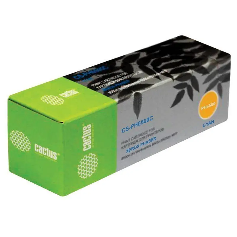 CACTUS Картридж лазерный () для XEROX Phaser 6500/WC6505 голубой ресурс 2500 стр 362588 - купить по