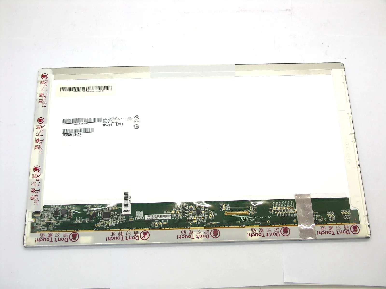 Б/У Матрица ноутбука 15 6' B156XW02 V.1 1366x768 40pin матовая LED (разъем справа)
