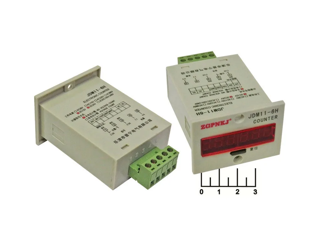 Счетчик импульсов 12-24V 6H/NPN (JDM11-6H) |
