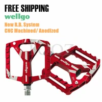 new wellgo b130 mtb roadtrekkingcity mountain bike bicycle pedal 2 du bearing riding parts cycling cheap pedal high strength