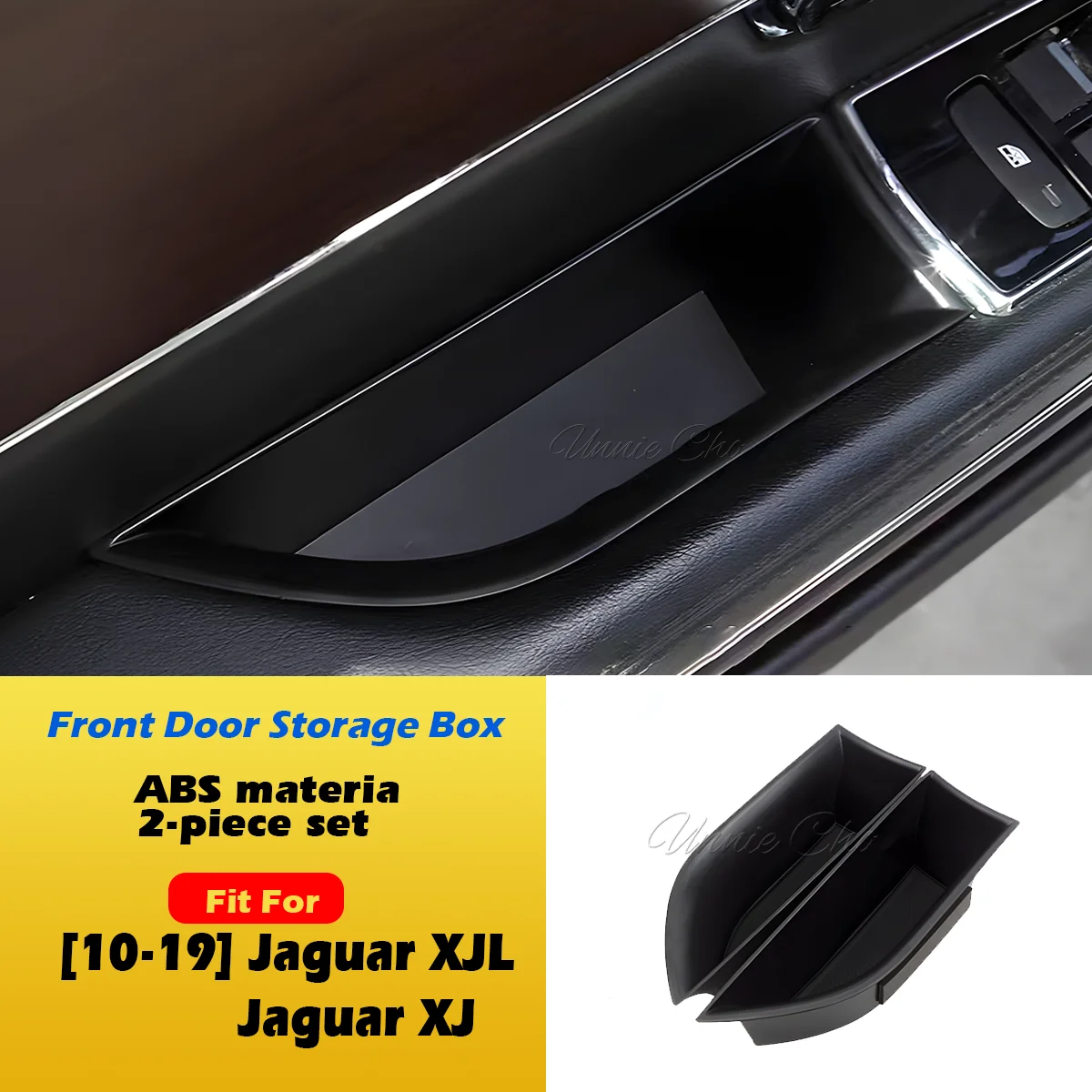 

Для Jaguar XJ XJL X351 подлокотник, обновленный отсек для центральной консоли, принадлежности для хранения автомобиля 2010-2019, держатель дверного контейнера из АБС-пластика