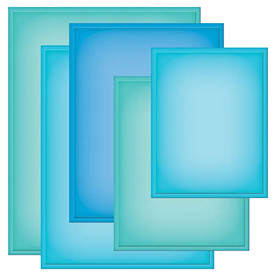 Набор ножей Spellbinders Nestabilities Большие прямоугольники (art.: 3920be27c2efd) - 3920be27c2efd