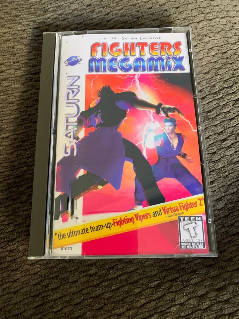 Фото Игровой диск Saturn Copy Disc Game Fighters Megamix для консоли SS, оптический привод, ретро-видеоигра с прямым чтением №2