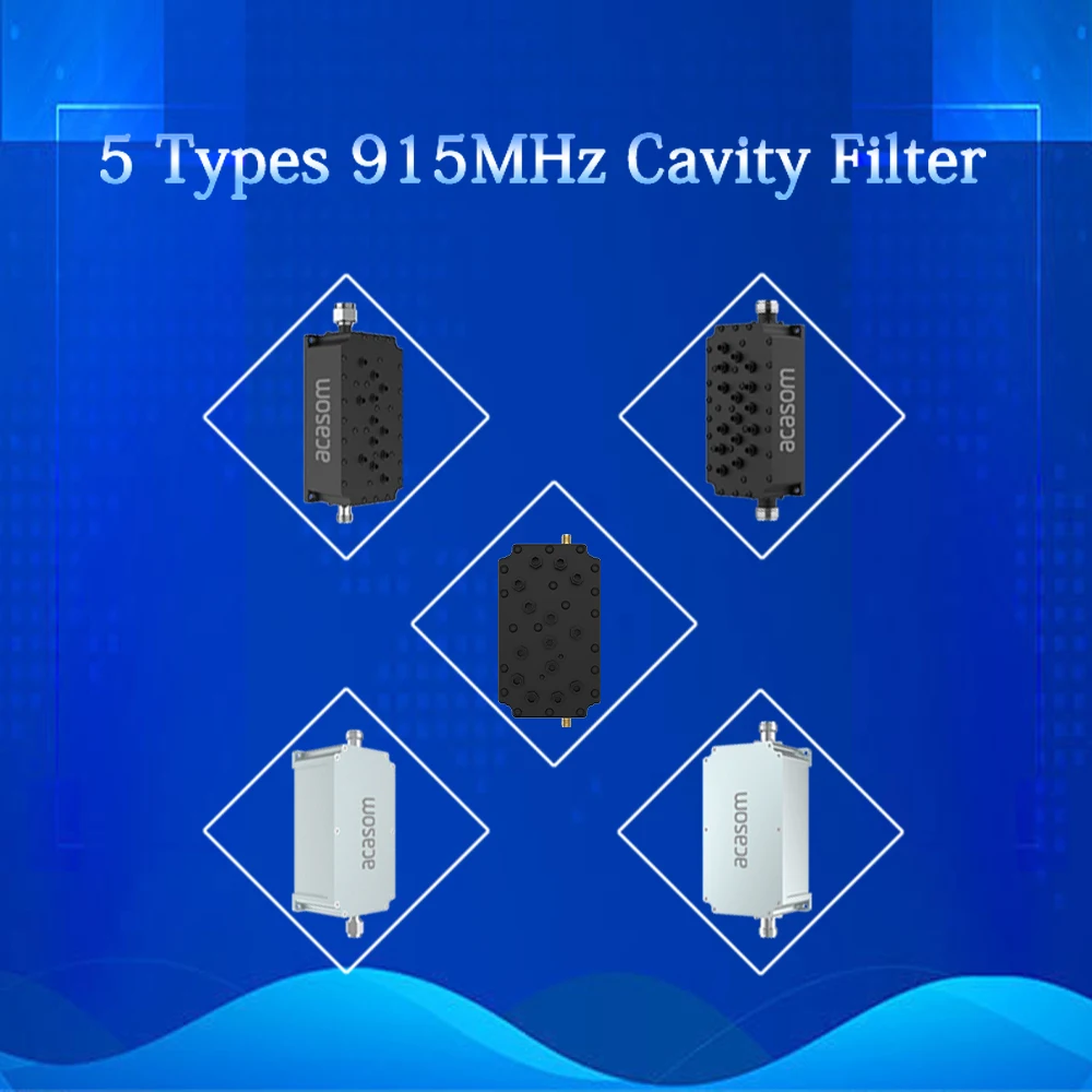 915MHz  5 Types Cavity Filter for Helium Network  Filter waterproof Lora Indoor use High Out Band Rejection